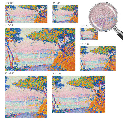 Fotobehang tienerkamer Kleurrijk landschap