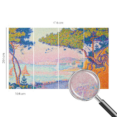 Fotobehang tienerkamer Kleurrijk landschap