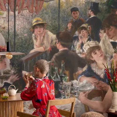 Fotobehang voor de kinderkamer met een zomerfeest-ontwerp