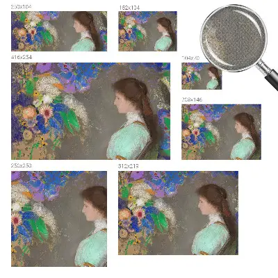 Foto behang voor de keuken met een romantische scène