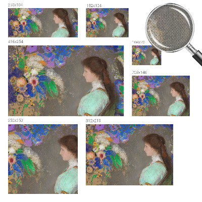Foto behang voor de keuken Romantische scène