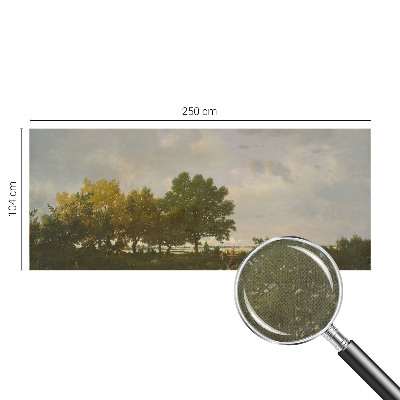 Zelfklevende behangsticker Boslandschap