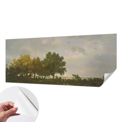 Zelfklevende behangsticker Boslandschap