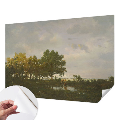 Zelfklevende behangsticker Boslandschap