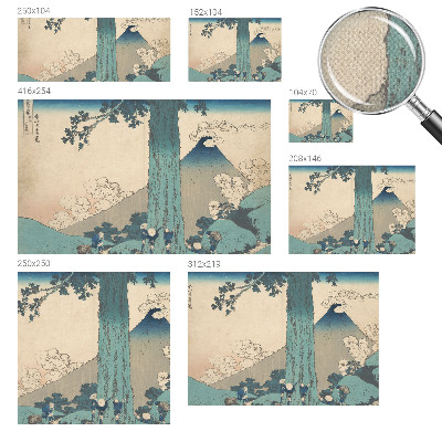 3D fotobehang Bergpanorama