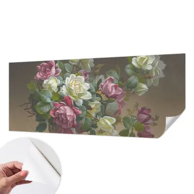 Foto behang voor de kinderkamer met een bloemig en elegant motief
