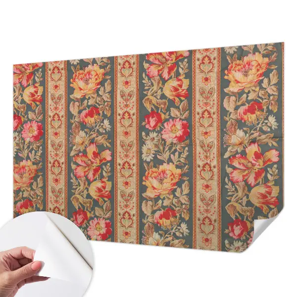 Fotobehang kinderkamer met kleurrijke bloemen