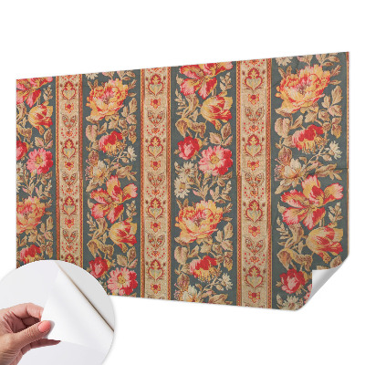 Fotobehang kinderkamer met kleurrijke bloemen