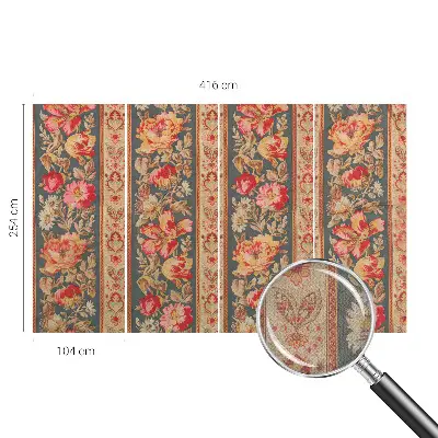 Fotobehang kinderkamer met kleurrijke bloemen