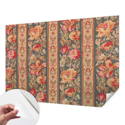 Fotobehang kinderkamer met kleurrijke bloemen