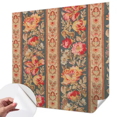 Fotobehang kinderkamer met kleurrijke bloemen