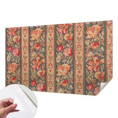 Fotobehang kinderkamer met kleurrijke bloemen