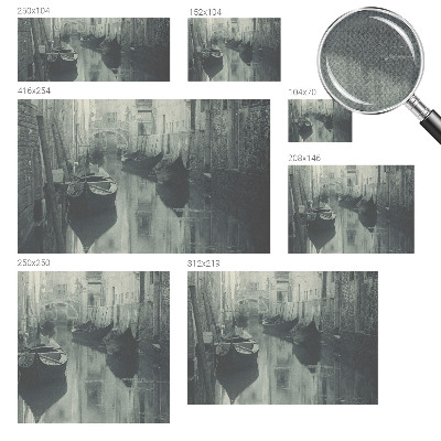 Foto behang voor de keuken Oud kanaal