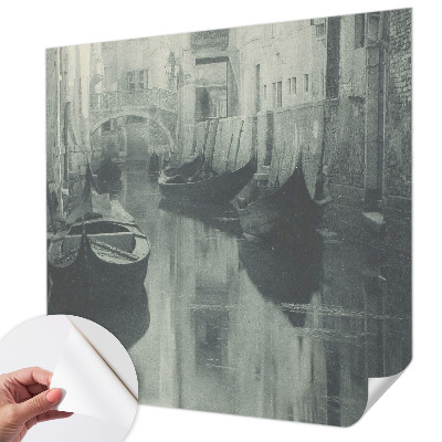 Foto behang voor de keuken Oud kanaal