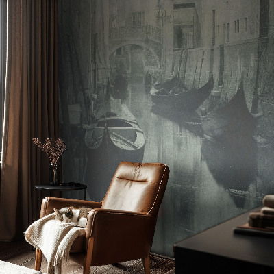 Foto behang voor de keuken Oud kanaal