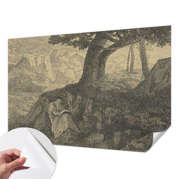 Fotobehang voor kinderkamer Lezende karakters