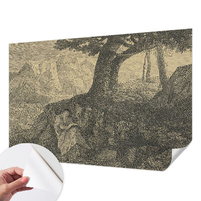 Fotobehang voor kinderkamer Lezende karakters