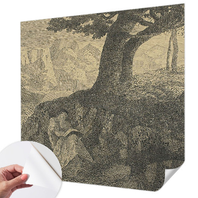 Fotobehang voor kinderkamer Lezende karakters