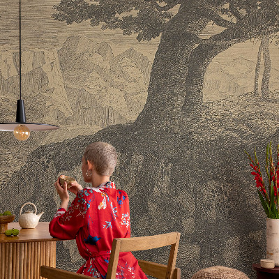 Fotobehang voor kinderkamer Lezende karakters