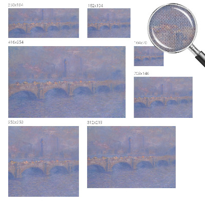Zelfklevend fotobehang Blauwe Brug