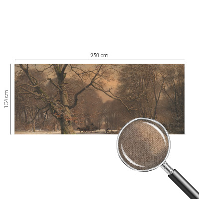 3D fotobehang Winterlandschap
