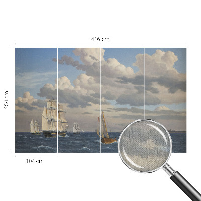 Zelfklevend fotobehang op maat Zeeavontuur