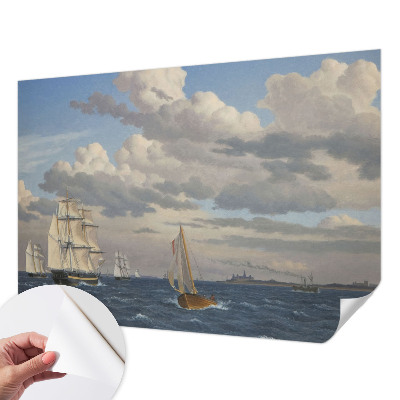 Zelfklevend fotobehang op maat Zeeavontuur