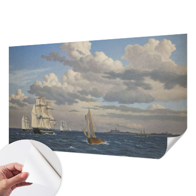 Zelfklevend fotobehang op maat Zeeavontuur