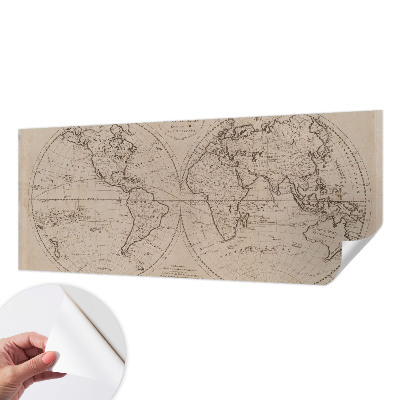 Foto behang voor de kinderkamer Oude kaart