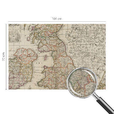 Fotobehang kinderkamer Antieke kaart