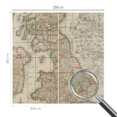 Fotobehang kinderkamer Antieke kaart