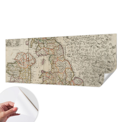 Fotobehang kinderkamer Antieke kaart