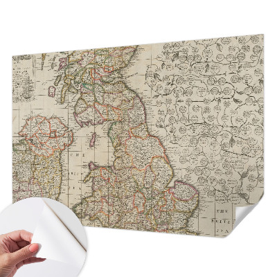 Fotobehang kinderkamer Antieke kaart