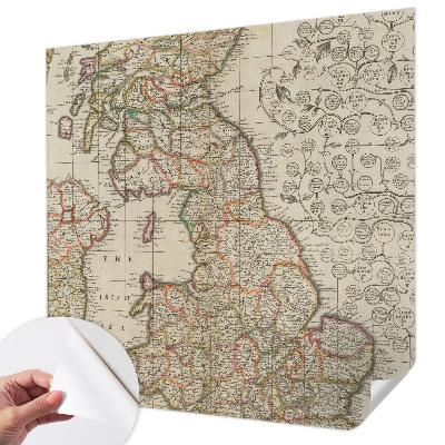 Fotobehang kinderkamer Antieke kaart