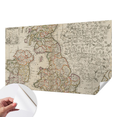 Fotobehang kinderkamer Antieke kaart