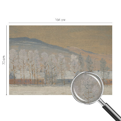 Fotobehang babykamer Winterlandschap