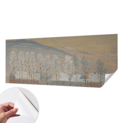 Fotobehang babykamer Winterlandschap