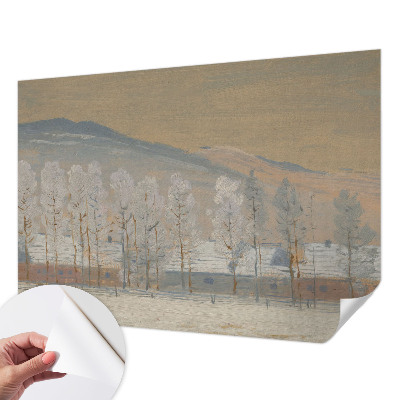 Fotobehang babykamer Winterlandschap