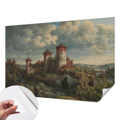 Fotobehang voor kinderkamer met een romantisch landschap