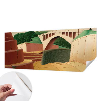 Fotobehang voor de kinderkamer met een vredig landschap