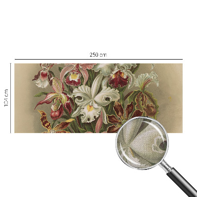 Foto behang voor de keuken Bloemige elegantie