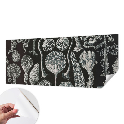 3D fotobehang met een motief van magische planten