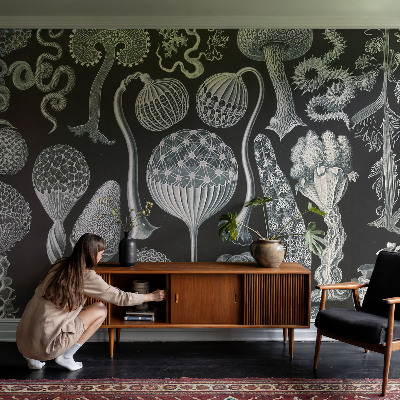 3D fotobehang Magische planten