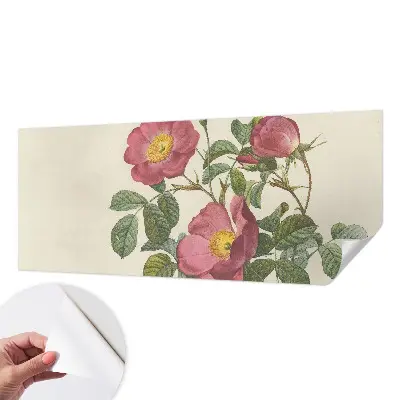 Foto behang voor de kinderkamer met een rozenmotief