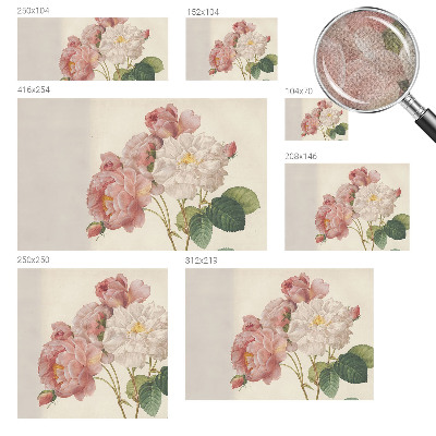 Fotobehang kinderkamer met romantische rozen
