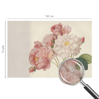 Fotobehang kinderkamer met romantische rozen