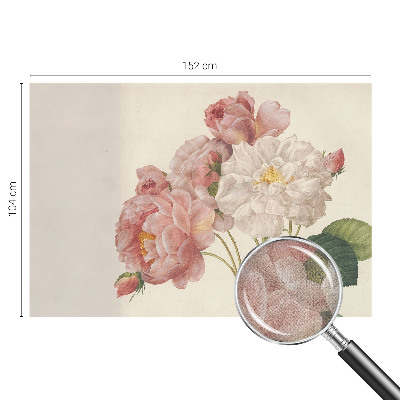 Fotobehang kinderkamer met romantische rozen
