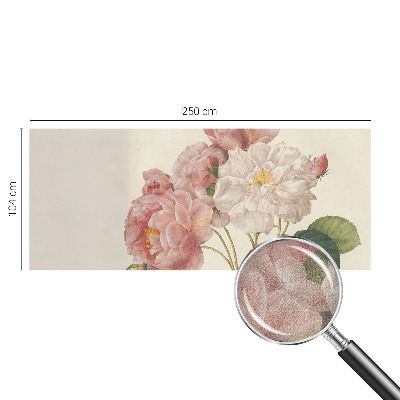 Fotobehang kinderkamer met romantische rozen
