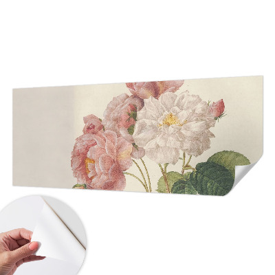 Fotobehang kinderkamer met romantische rozen