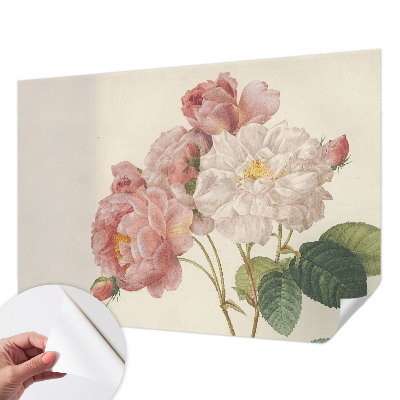 Fotobehang kinderkamer met romantische rozen